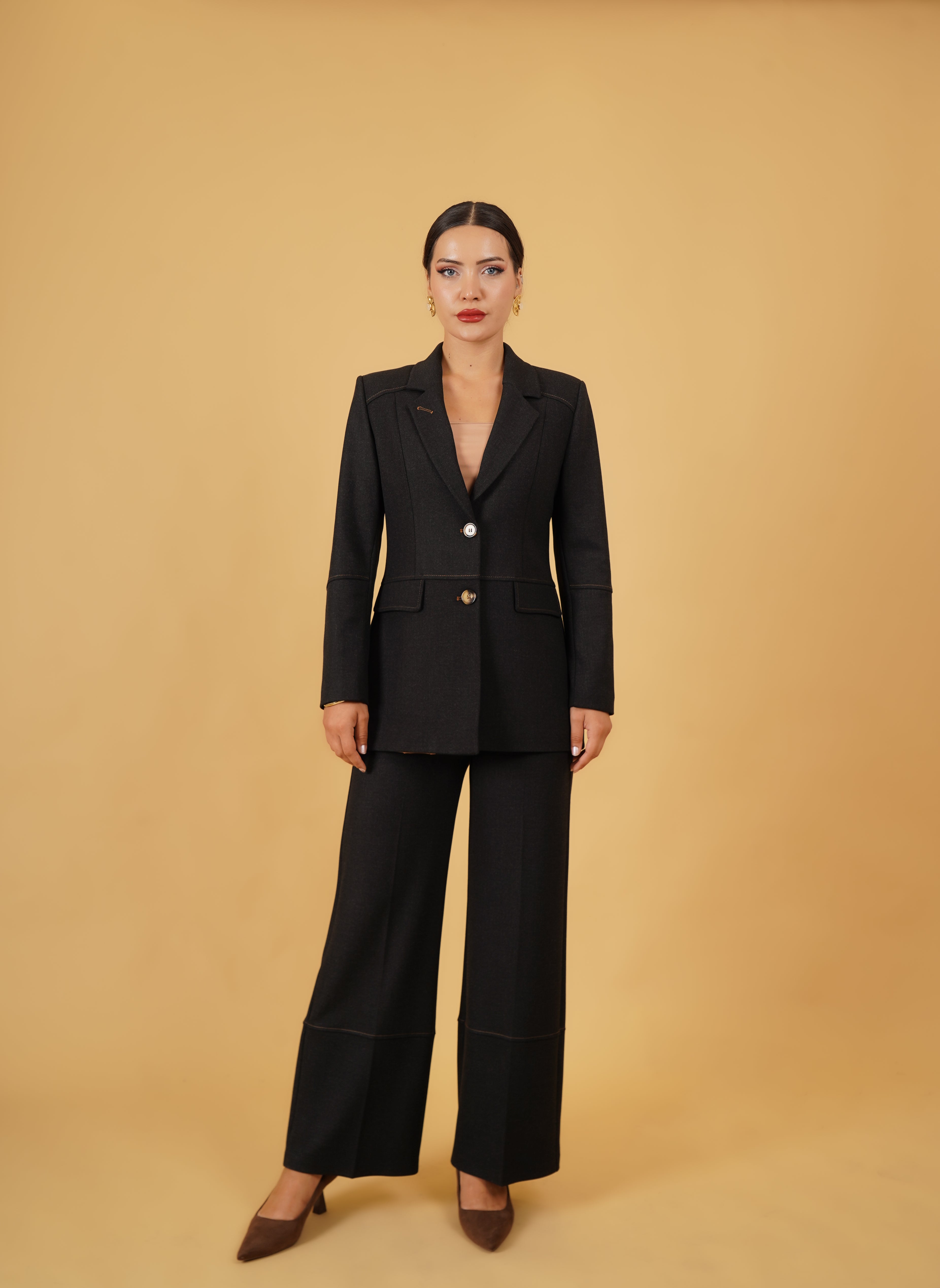 Polyester Viskon Ve Elastan Karışım Kot Takım