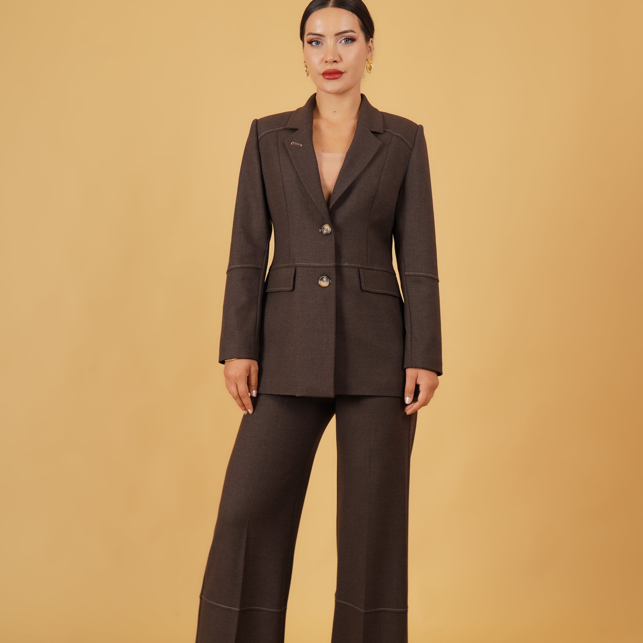 Polyester Viskon Ve Elastan Karışım Kot Takım