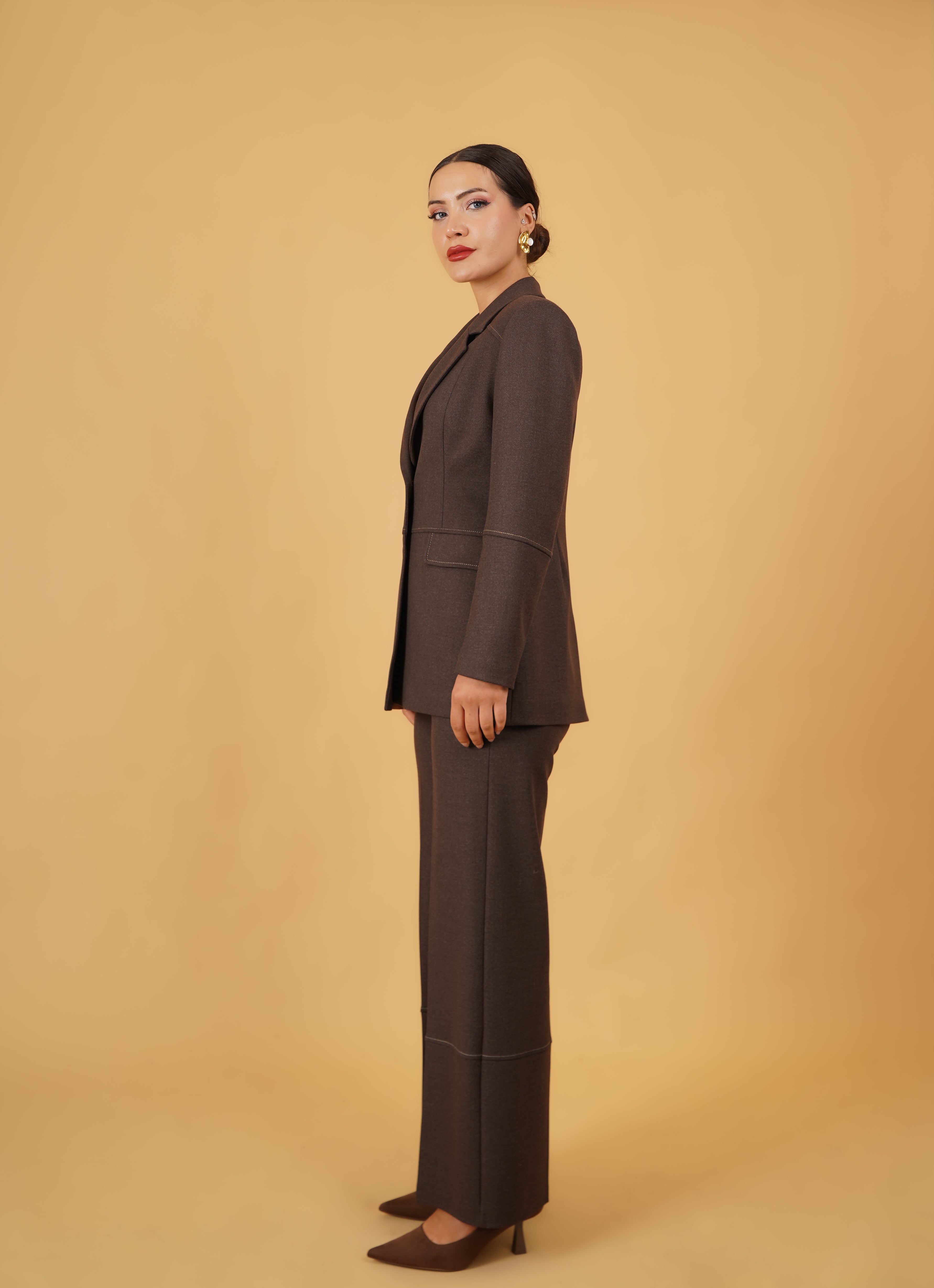 Polyester Viskon Ve Elastan Karışım Kot Takım