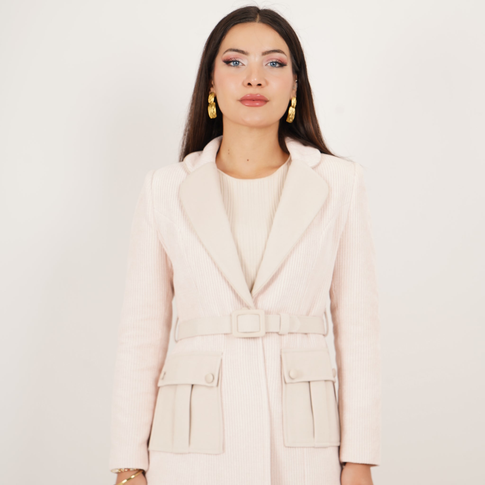 Fitilli Kadife Ceket