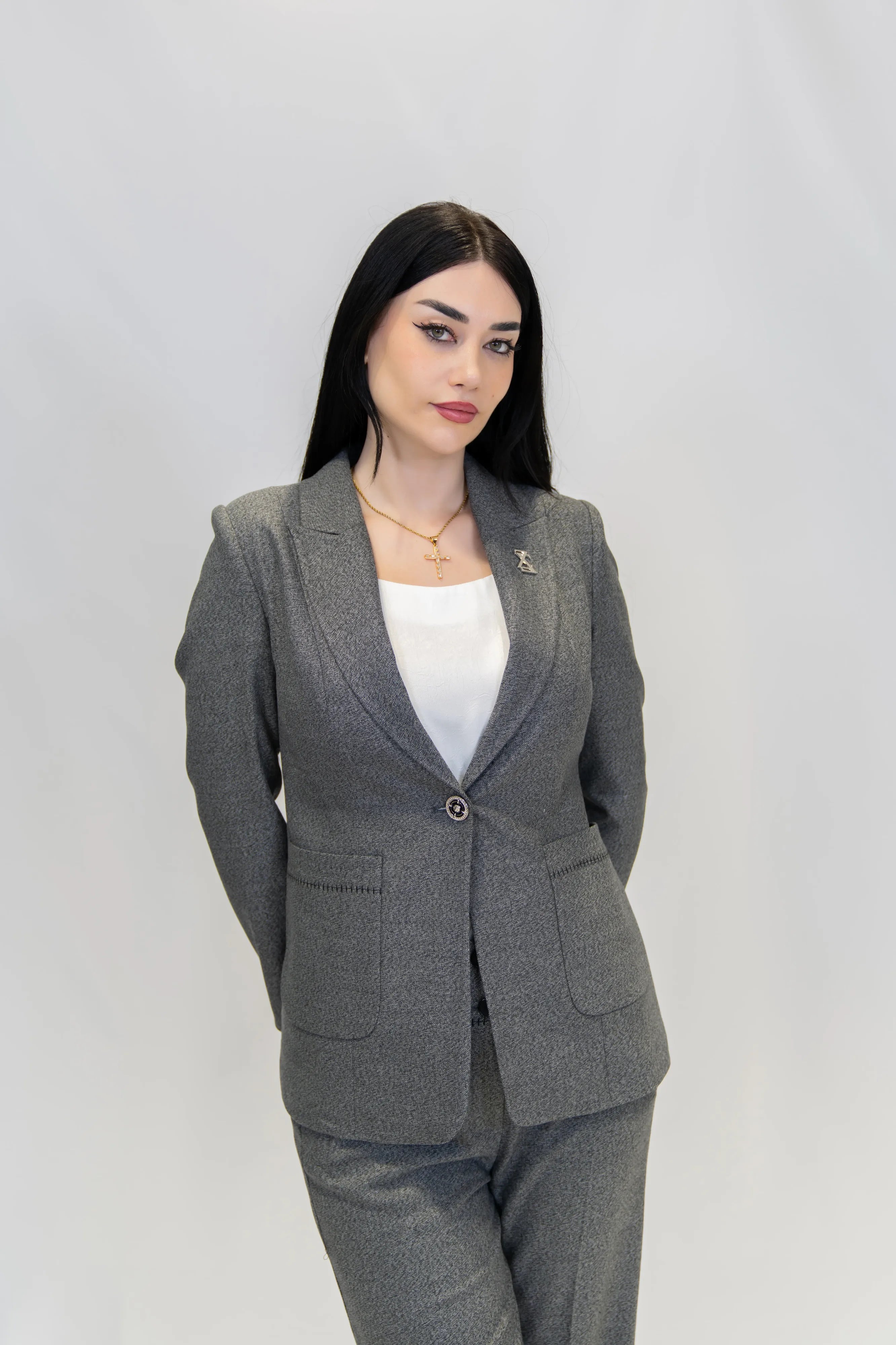 Tasarım Cep Detaylı Takım