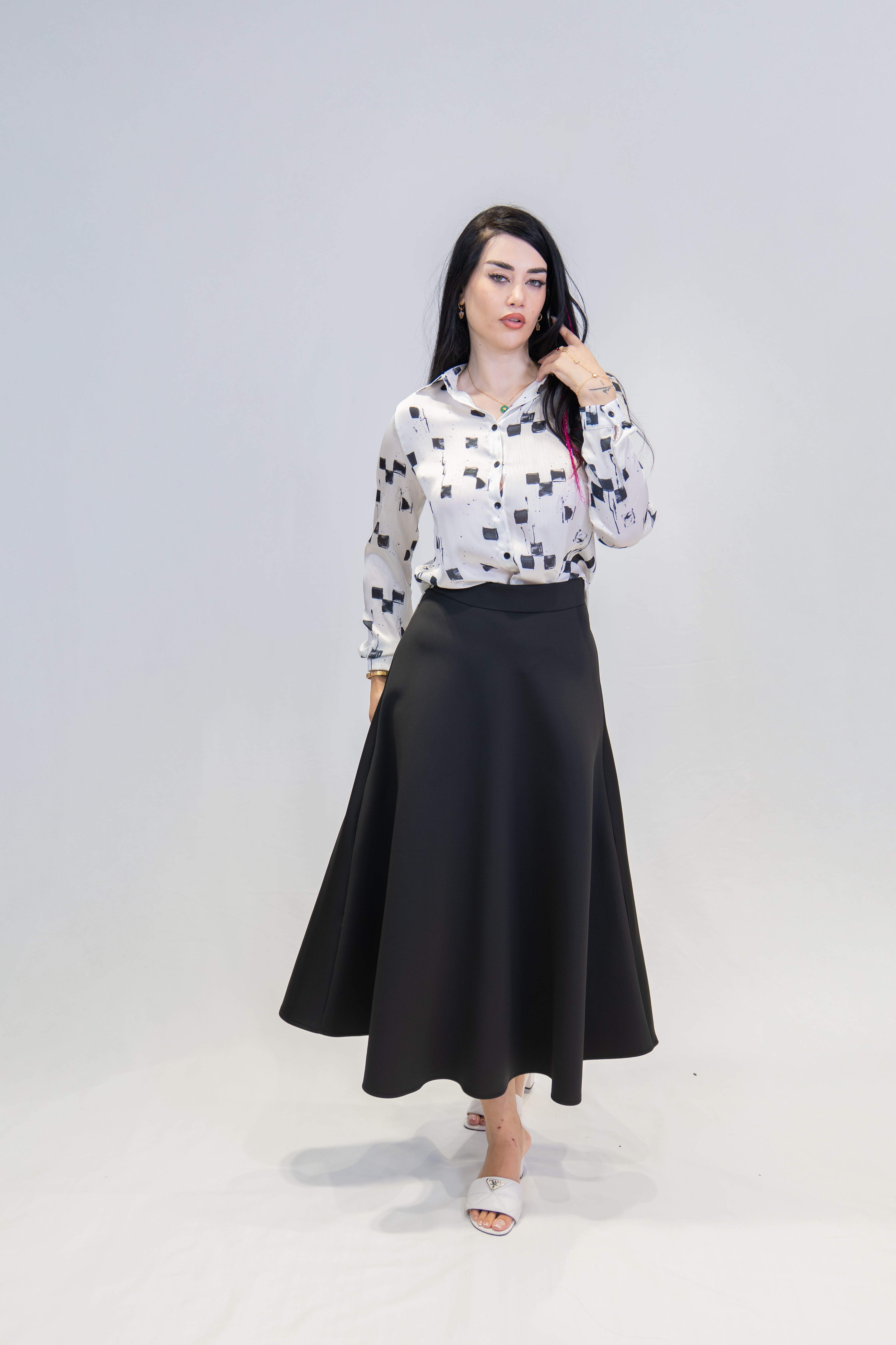 Tok Kumaş Scuba Etek