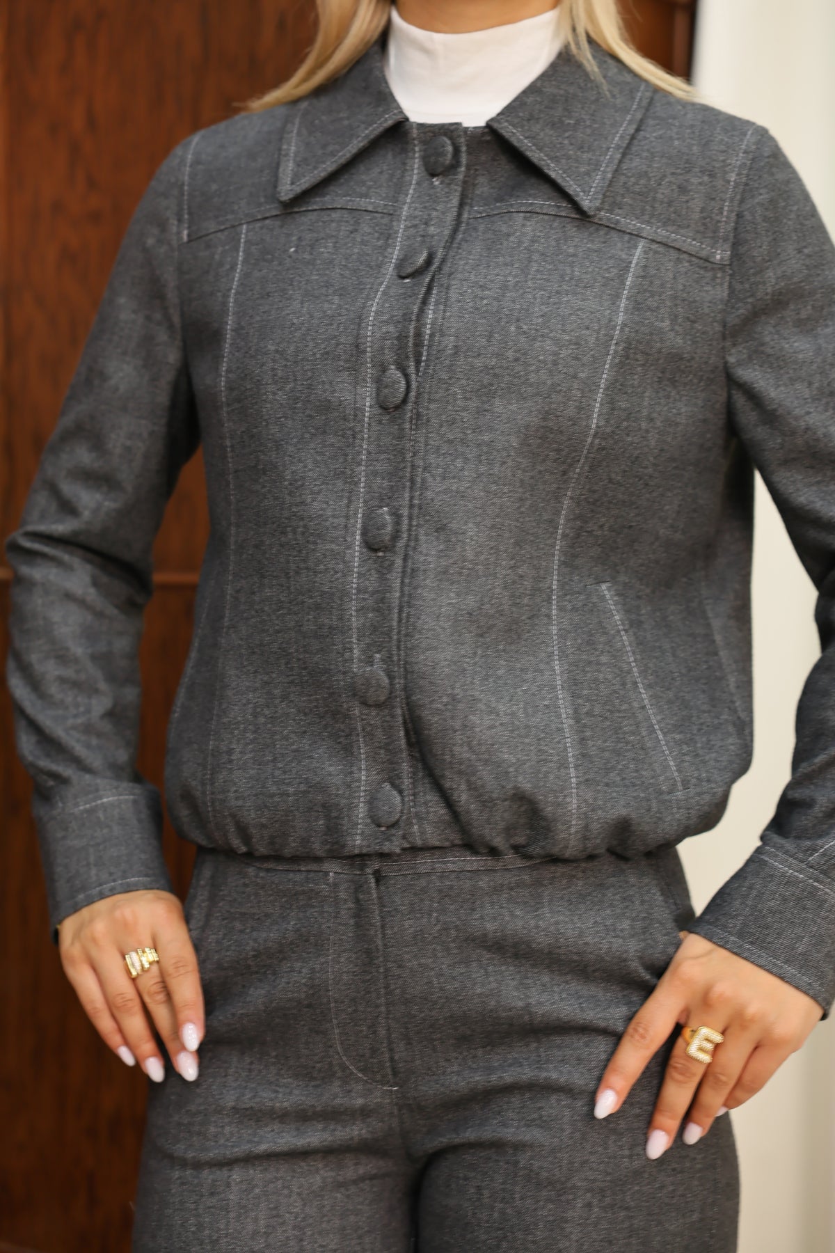 Bomber Ceket ve Pantolon Takım - 7940