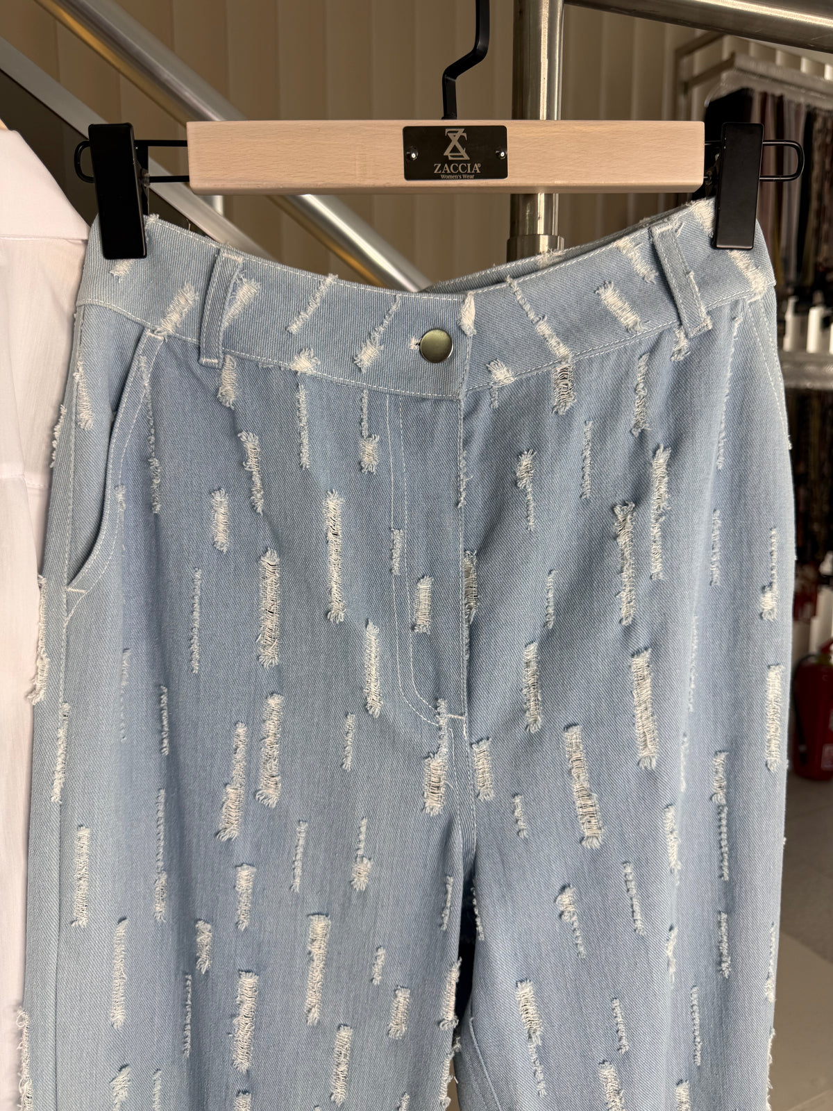 Denim Tasarım Gömlek Pantolon Takım