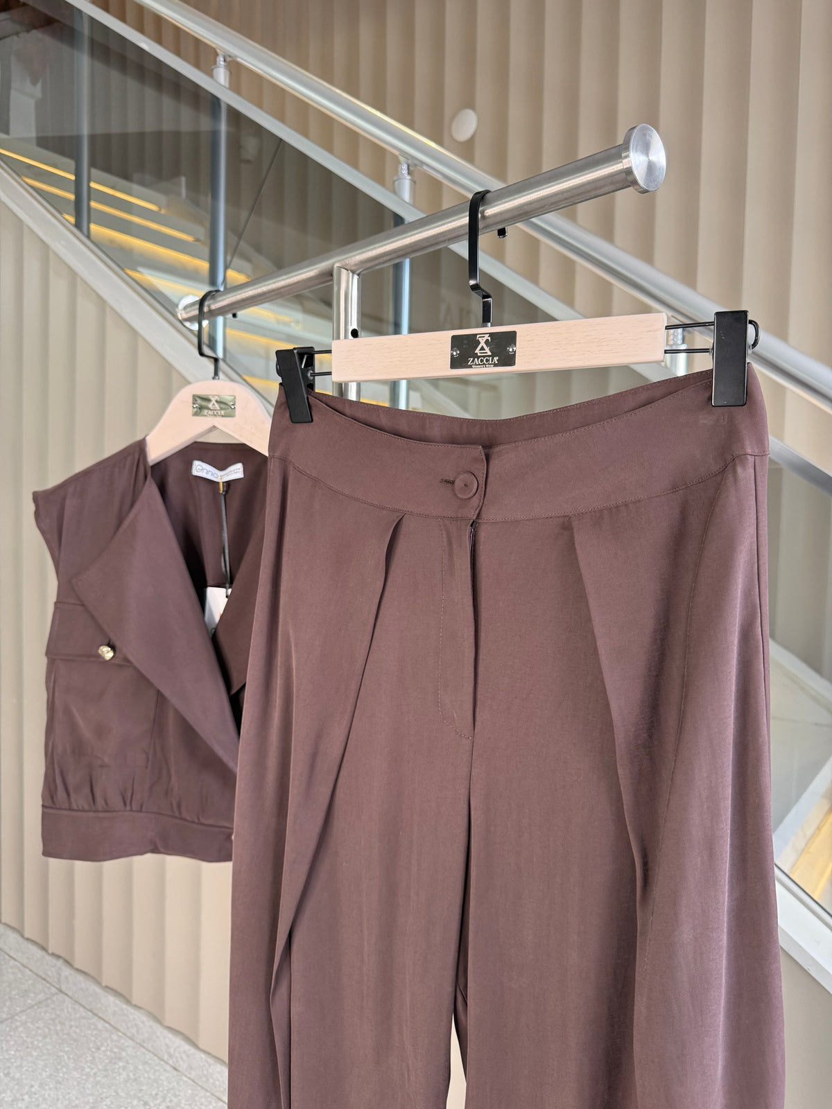 Modal Yelek ve Pantolon Takım-on-3030